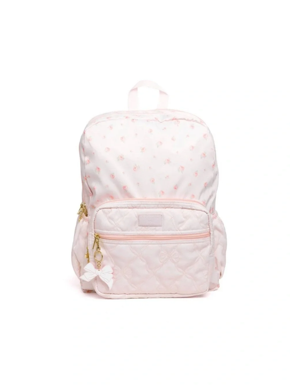 LoveShackFancy x Target  backpack Pale Pink Quilted Floral Backpack